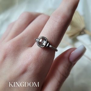 Smoldering Diamond Engagement Ring